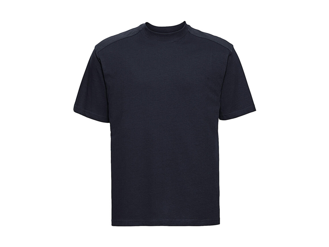 Russell Europe Workwear Crew Neck T-Shirt, French Navy, 3XL bedrucken, Art.-Nr. 110002018