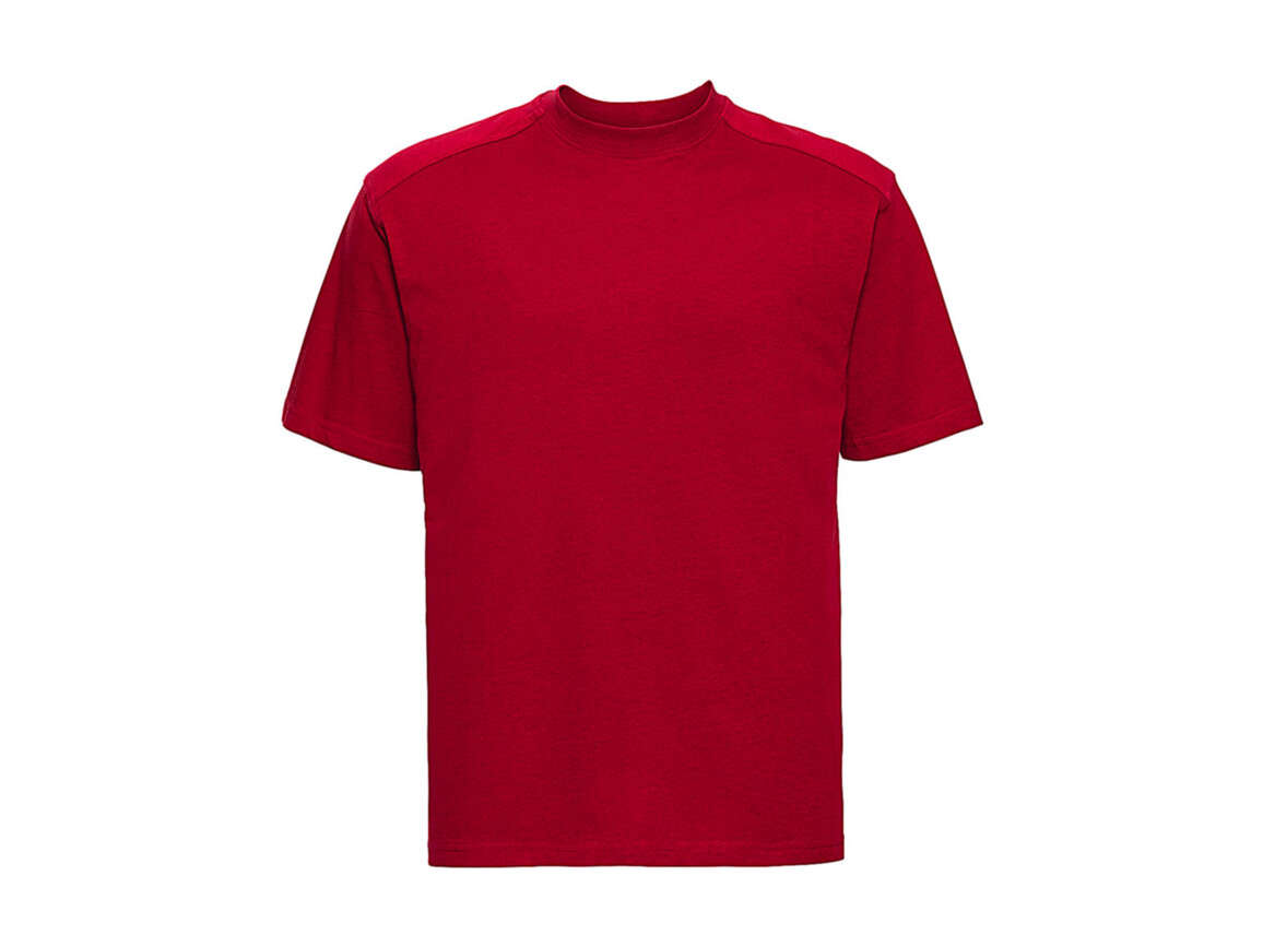 Russell Europe Workwear Crew Neck T-Shirt, Classic Red, S bedrucken, Art.-Nr. 110004013