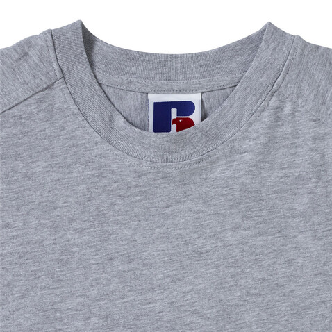 Russell Europe Heavy Duty Workwear T-Shirt, Light Oxford, 3XL bedrucken, Art.-Nr. 110007198