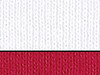 Bella 3/4 Sleeve Contrast Raglan T-Shirt, White/Red, 2XL bedrucken, Art.-Nr. 110060547