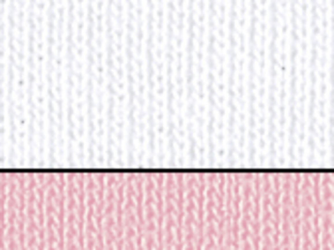 Bella 3/4 Sleeve Contrast Raglan T-Shirt, White/Pink, 2XL bedrucken, Art.-Nr. 110060597