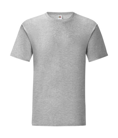 Fruit of the Loom Iconic 150 T, Heather Grey, S bedrucken, Art.-Nr. 111011231