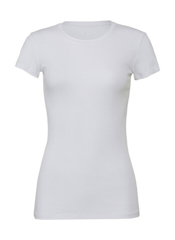 Bella Women`s Slim Fit Tee, White, S bedrucken, Art.-Nr. 147060003