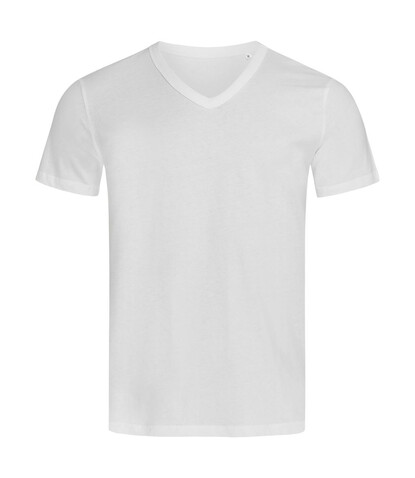 Stedman Ben V-Neck, White, S bedrucken, Art.-Nr. 149050003