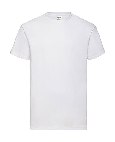 Fruit of the Loom Valueweight Tee, White, 5XL bedrucken, Art.-Nr. 150010000 Fruit of the Loom Valueweight Tee, White, 5XL bedrucken, Art.-Nr. 150010000