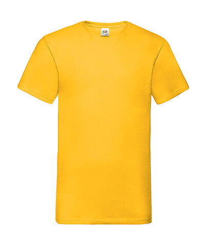 Fruit of the Loom Valueweight V-Neck-Tee, Sunflower, XL bedrucken, Art.-Nr. 164016016
