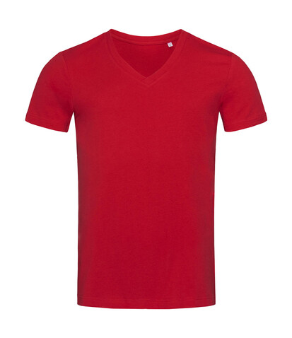Stedman Organic James V-Neck Men, Pepper Red, S bedrucken, Art.-Nr. 167054033 Stedman Organic James V-Neck Men, Pepper Red, S bedrucken, Art.-Nr. 167054033