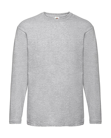 Fruit of the Loom Valueweight LS T, White, S bedrucken, Art.-Nr. 170010003
