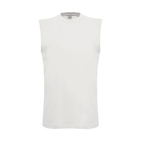 B &amp;amp; C Exact Move Sleeveless T-Shirt, White, S bedrucken, Art.-Nr. 175420003