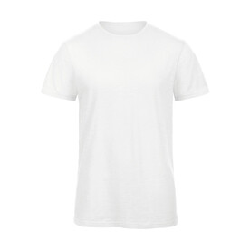 B &amp;amp; C Inspire Slub T /men, Chic Pure White, 3XL bedrucken, Art.-Nr. 184420058