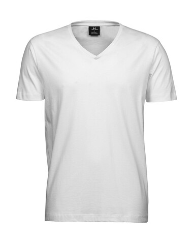 Tee Jays Men`s Fashion V-Neck Sof Tee, White, M bedrucken, Art.-Nr. 184540004 Tee Jays Men`s Fashion V-Neck Sof Tee, White, M bedrucken, Art.-Nr. 184540004