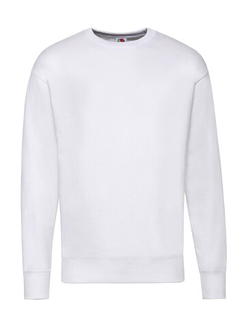 Fruit of the Loom Lightweight Set-In Sweat, White, S bedrucken, Art.-Nr. 200010003