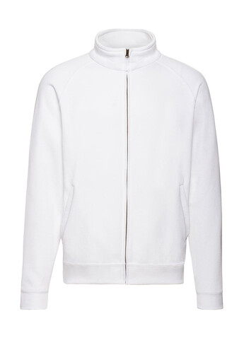 Fruit of the Loom Classic Sweat Jacket, White, L bedrucken, Art.-Nr. 204010005 Fruit of the Loom Classic Sweat Jacket, White, L bedrucken, Art.-Nr. 204010005