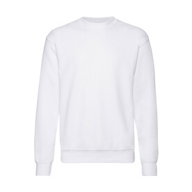 Fruit of the Loom Classic Set In Sweat, White, S bedrucken, Art.-Nr. 216010003