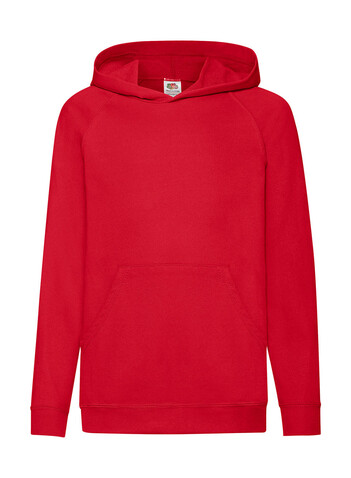 Fruit of the Loom Kids` Lightweight Hooded Sweat, Red, 128 (7-8) bedrucken, Art.-Nr. 218014005 Fruit of the Loom Kids` Lightweight Hooded Sweat, Red, 128 (7-8) bedrucken, Art.-Nr. 218014005