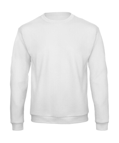 B & C ID.202 50/50 Sweatshirt Unisex, White, XS bedrucken, Art.-Nr. 220420002 B & C ID.202 50/50 Sweatshirt Unisex, White, XS bedrucken, Art.-Nr. 220420002