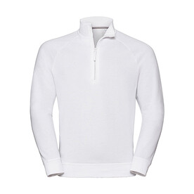 Russell Europe Men`s HD 1/4 Zip Sweat, White, XS bedrucken, Art.-Nr. 225000002