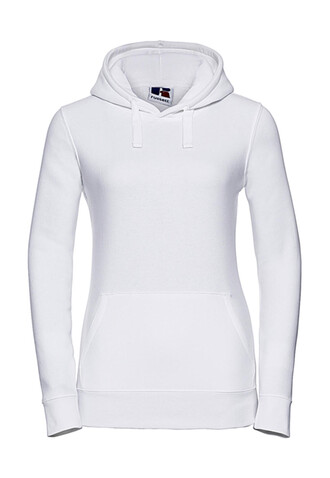 Russell Europe Ladies` Authentic Hooded Sweat, White, XS bedrucken, Art.-Nr. 249000002