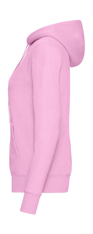 Fruit of the Loom Ladies` Classic Hooded Sweat, Heather Grey, M bedrucken, Art.-Nr. 249011234