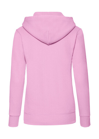 Fruit of the Loom Ladies` Classic Hooded Sweat, Heather Grey, M bedrucken, Art.-Nr. 249011234