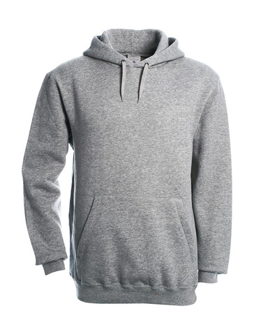 B & C Hooded Sweatshirt, Heather Grey, 2XL bedrucken, Art.-Nr. 276421237 B & C Hooded Sweatshirt, Heather Grey, 2XL bedrucken, Art.-Nr. 276421237