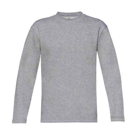 B & C Open Hem Sweatshirt, Heather Grey, S bedrucken, Art.-Nr. 279421233 B & C Open Hem Sweatshirt, Heather Grey, S bedrucken, Art.-Nr. 279421233