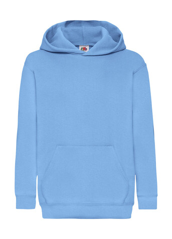 Fruit of the Loom Kids` Classic Hooded Sweat, Sky Blue, 128 (7-8) bedrucken, Art.-Nr. 280013205 Fruit of the Loom Kids` Classic Hooded Sweat, Sky Blue, 128 (7-8) bedrucken, Art.-Nr. 280013205
