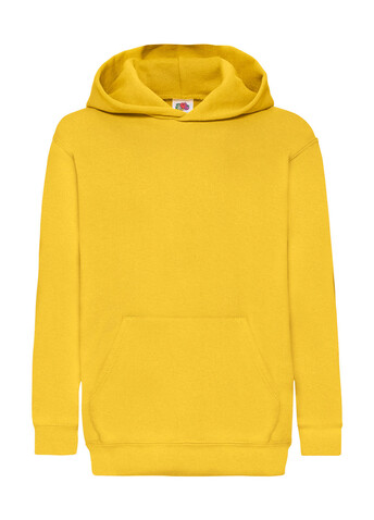 Fruit of the Loom Kids` Classic Hooded Sweat, Sky Blue, 116 (5-6) bedrucken, Art.-Nr. 280013204