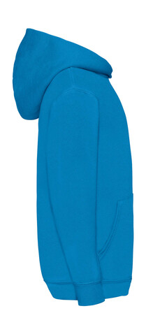 Fruit of the Loom Kids` Classic Hooded Sweat, White, 128 (7-8) bedrucken, Art.-Nr. 280010005