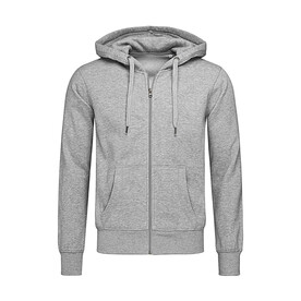 Stedman Sweat Jacket Select, Grey Heather, S bedrucken, Art.-Nr. 294051233