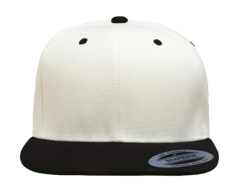 Yupoong Classic Snapback 2-Tone Cap, Natural/Black, One Size bedrucken, Art.-Nr. 301730580 Yupoong Classic Snapback 2-Tone Cap, Natural/Black, One Size bedrucken, Art.-Nr. 301730580