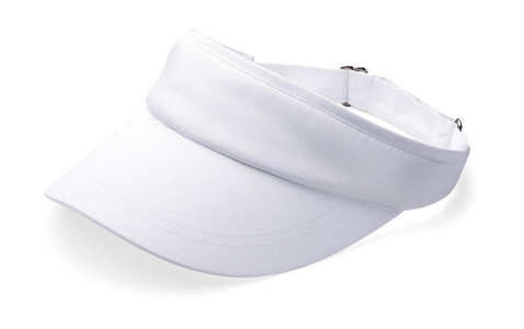 Beechfield Sports Visor, White, One Size bedrucken, Art.-Nr. 306690000