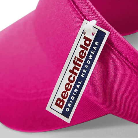 Beechfield Sports Visor, White, One Size bedrucken, Art.-Nr. 306690000