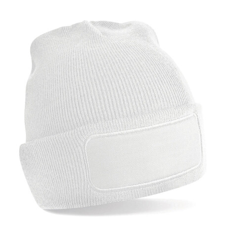 Beechfield Original Patch Beanie, White, One Size bedrucken, Art.-Nr. 319690000 Beechfield Original Patch Beanie, White, One Size bedrucken, Art.-Nr. 319690000