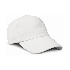 Result Caps Low Profile Brushed Cotton Cap, White, One Size bedrucken, Art.-Nr. 324340000