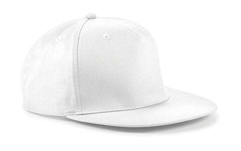 Beechfield 5 Panel Snapback Rapper Cap, White, One Size bedrucken, Art.-Nr. 325690000 Beechfield 5 Panel Snapback Rapper Cap, White, One Size bedrucken, Art.-Nr. 325690000