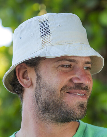 Result Caps Sporty Hat with Mesh Panels, Natural, One Size bedrucken, Art.-Nr. 345340080 Result Caps Sporty Hat with Mesh Panels, Natural, One Size bedrucken, Art.-Nr. 345340080
