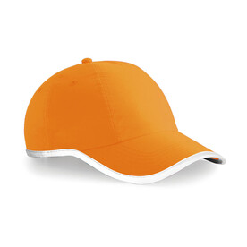 Beechfield Enhanced-Viz Cap, Fluorescent Orange, One Size bedrucken, Art.-Nr. 349694050