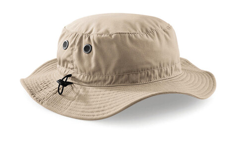 Beechfield Cargo Bucket Hat, Stone, One Size bedrucken, Art.-Nr. 352690090