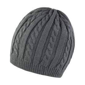 Result Mariner Knitted Hat, Grey/Black, One Size bedrucken, Art.-Nr. 370331480