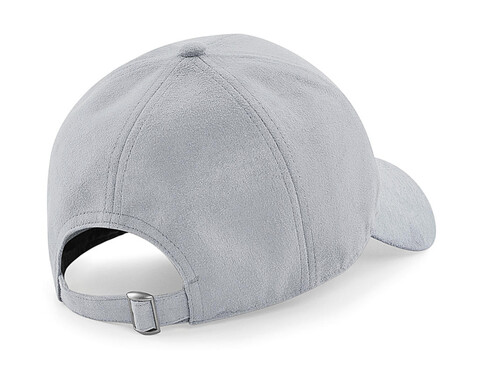 Beechfield Faux Suede 6 Panel Cap, Black, One Size bedrucken, Art.-Nr. 395691010