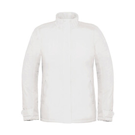 B &amp;amp; C Real+/women Heavy Weight Jacket, White, XL bedrucken, Art.-Nr. 408420006