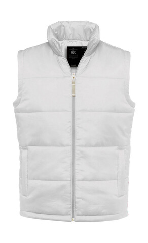 B &amp; C Bodywarmer/men, White, S bedrucken, Art.-Nr. 414420003