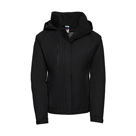 Russell Europe Ladies` HydraPlus 2000 Jacket, Black, 2XL (44) bedrucken, Art.-Nr. 415001017