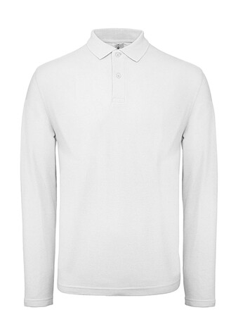 B &amp; C ID.001 LSL Polo, White, XS bedrucken, Art.-Nr. 502420002