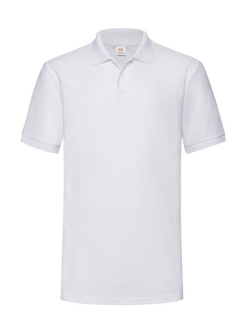 Fruit of the Loom Heavyweight 65/35 Polo, White, S bedrucken, Art.-Nr. 507010003