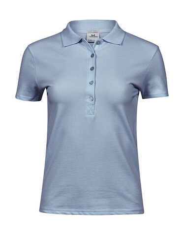 Tee Jays Ladies` Luxury Stretch Polo, Light Blue, L bedrucken, Art.-Nr. 513543215 Tee Jays Ladies` Luxury Stretch Polo, Light Blue, L bedrucken, Art.-Nr. 513543215