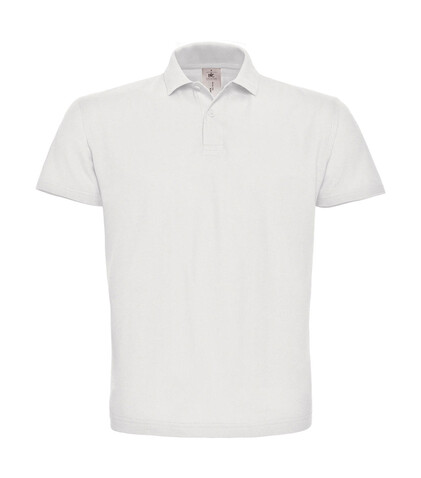 B & C ID.001 Piqué Polo Shirt, White, XS bedrucken, Art.-Nr. 548420002 B & C ID.001 Piqué Polo Shirt, White, XS bedrucken, Art.-Nr. 548420002