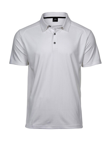 Tee Jays Luxury Sport Polo, White, S bedrucken, Art.-Nr. 572540003