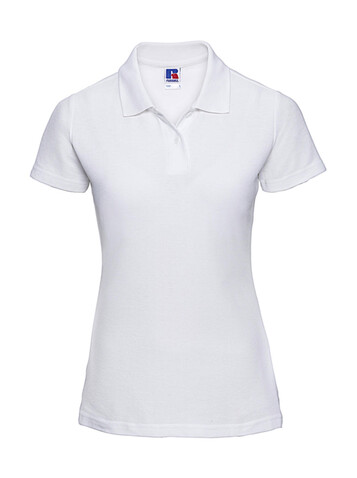 Russell Europe Ladies` Classic Polycotton Polo, White, XS bedrucken, Art.-Nr. 593000002